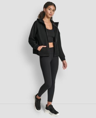 Women's Hooded Neck Zipper Jacket