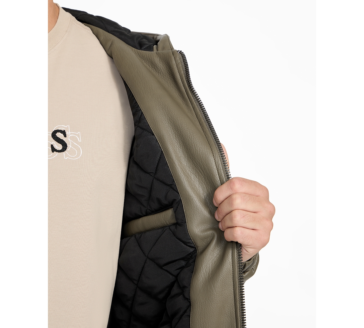 Guess Men's Hooded Full-zip Jacket In Multi