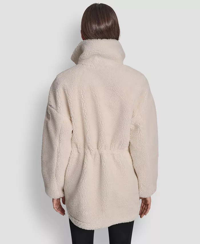 Women's Sherpa Mock Neck Jacket - thumbnail 7