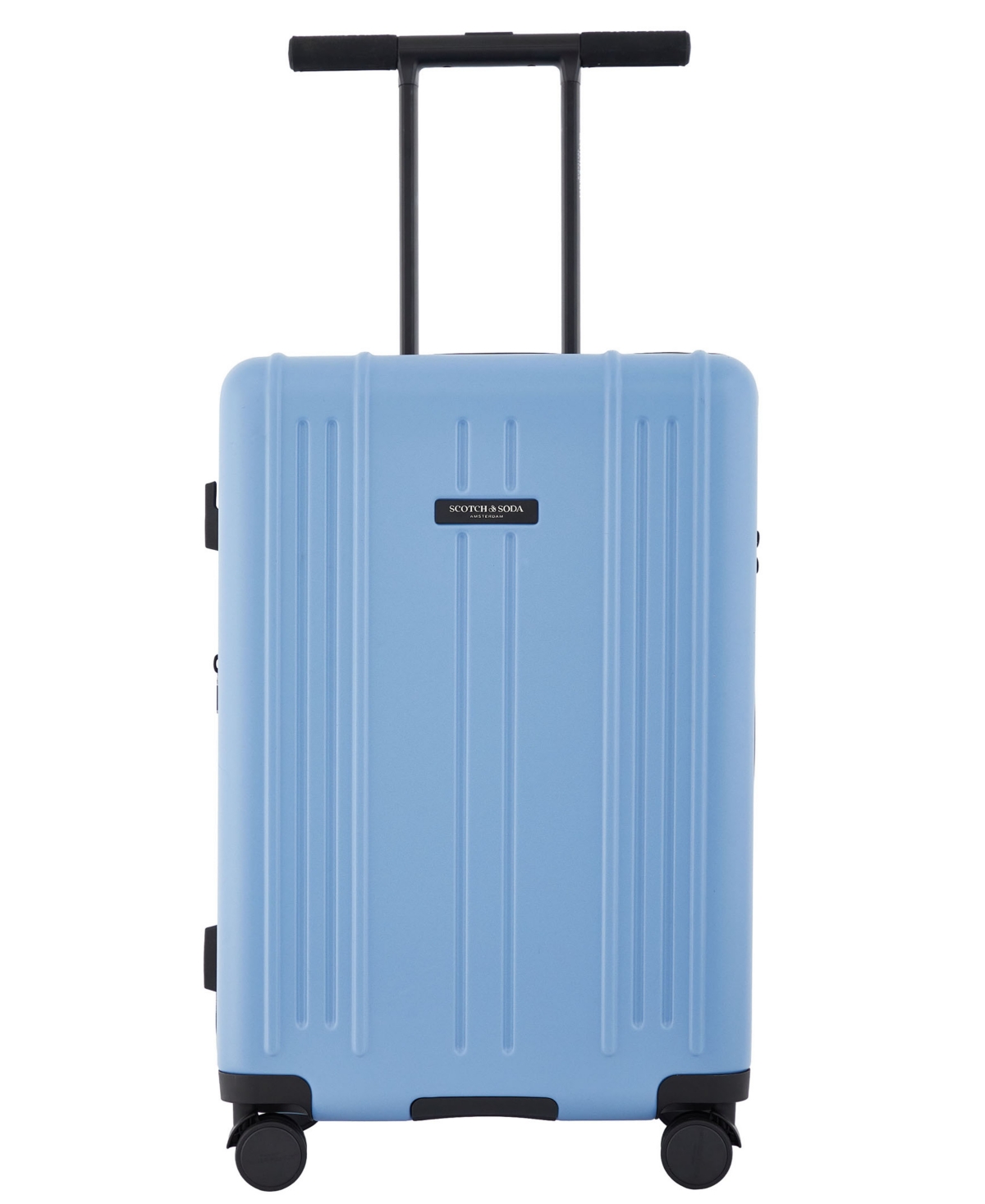 Scotch & Soda Eindhoven 3-pc. Wing-on Rolling Hardside Luggage Set In Blue