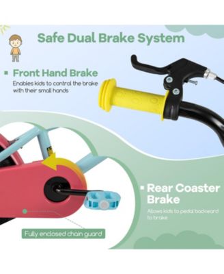 16 inches Kids Bike with Adjustable Handlebar and Saddle