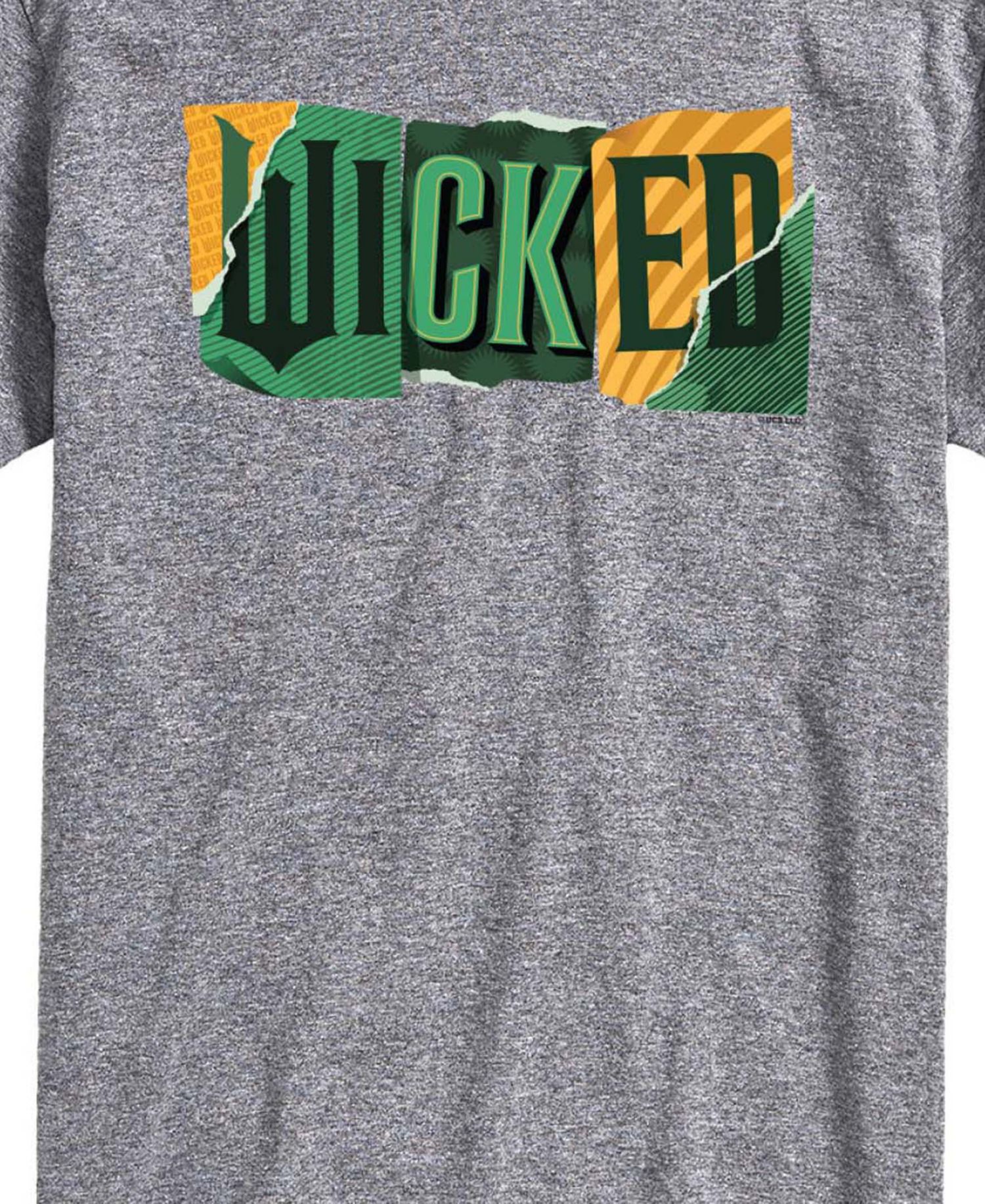 Men's Wicked Part 2 Torn Logo Graphic Printed Short-Sleeve T-Shirt