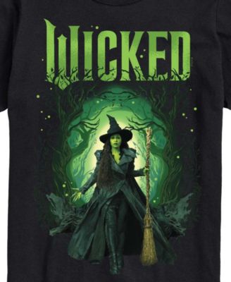 Men's Wicked Part 2 Elphaba Forest Graphic Print Short-Sleeve T-Shirt