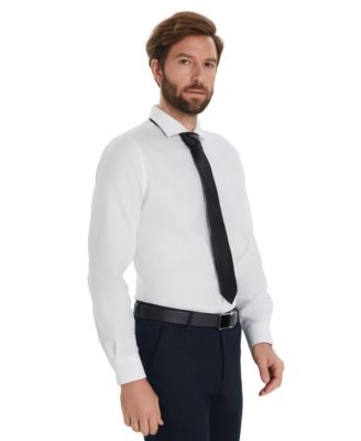 Men's Diamond Dobby Slim-Fit Dress Shirt, Macy's Exclusive