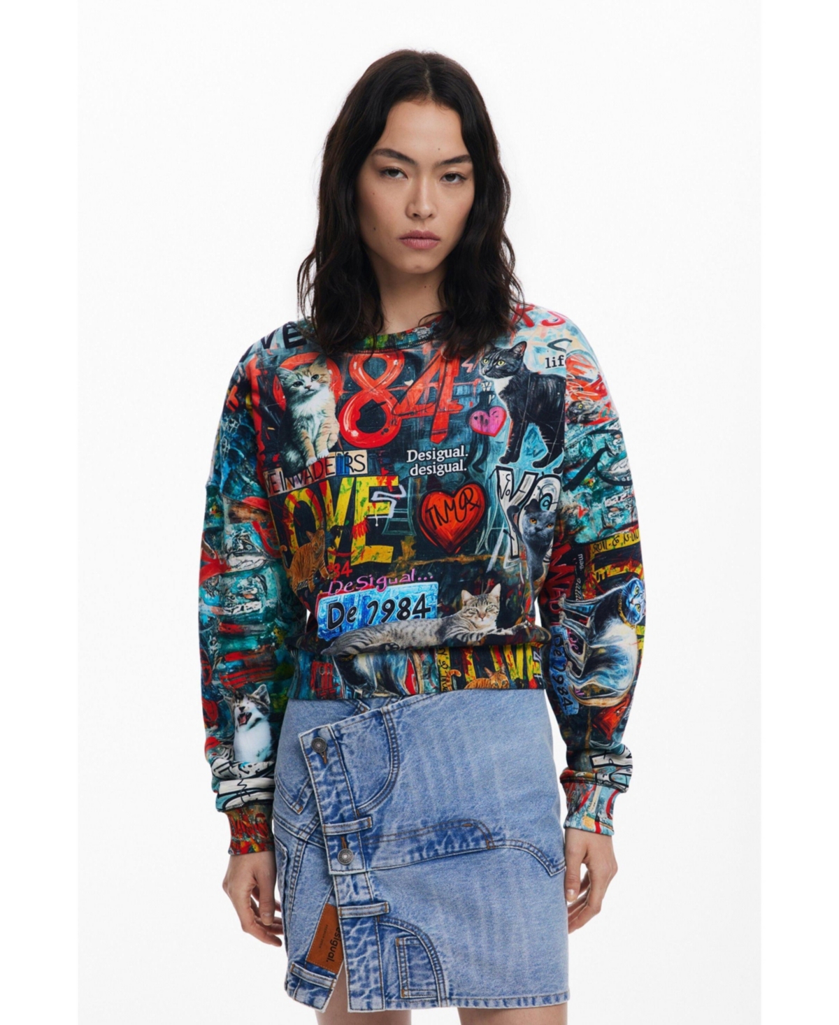 Desigual Women's Graffiti sweatshirt
