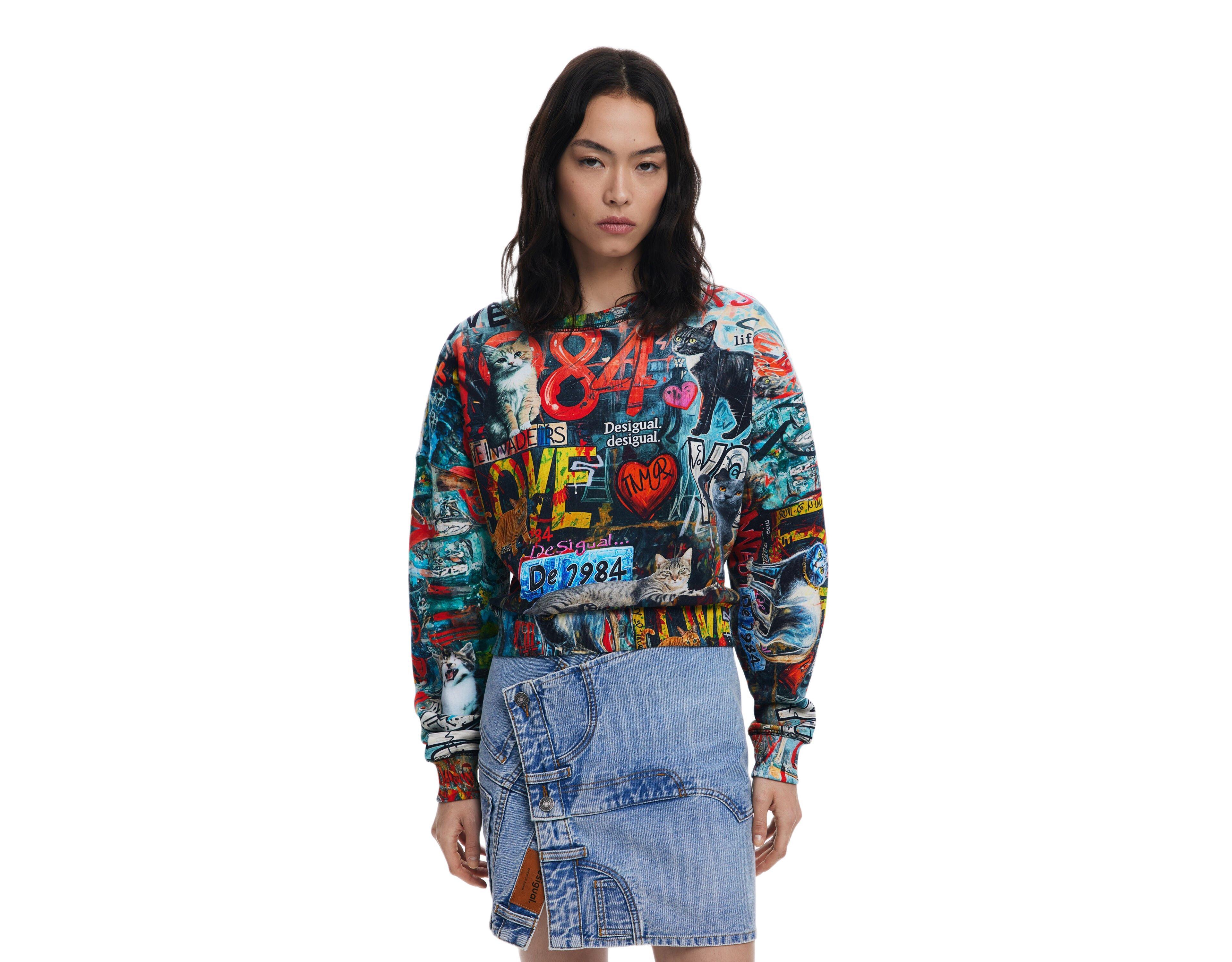 Desigual Women's Graffiti sweatshirt