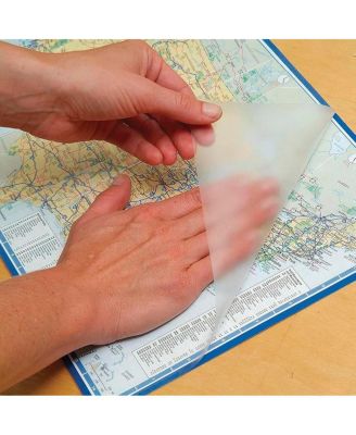 Repositionable Clear Adhesive Paper