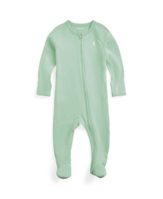 Baby Interlock Footed Long-Sleeve Coverall