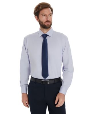 Men's Solid Regular-Fit Dress Shirt, Macy's Exclusive