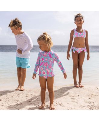 Big Girls Tropical Glow Recycled Crop Bikini