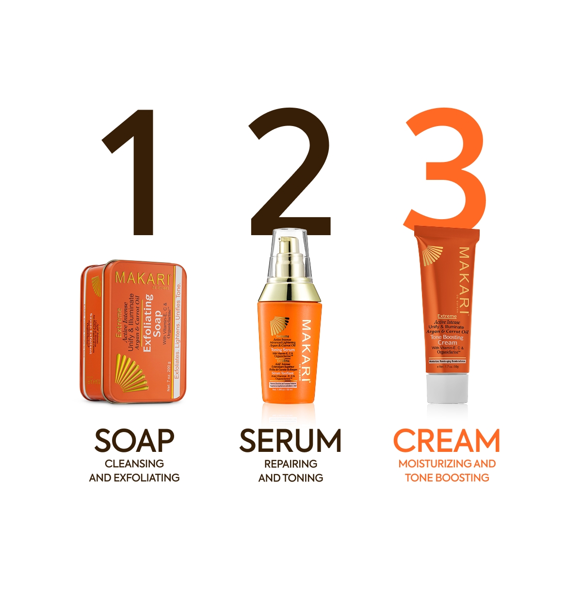 Extreme Argan & Carrot Oil Tone Boosting Cream - 1.7oz