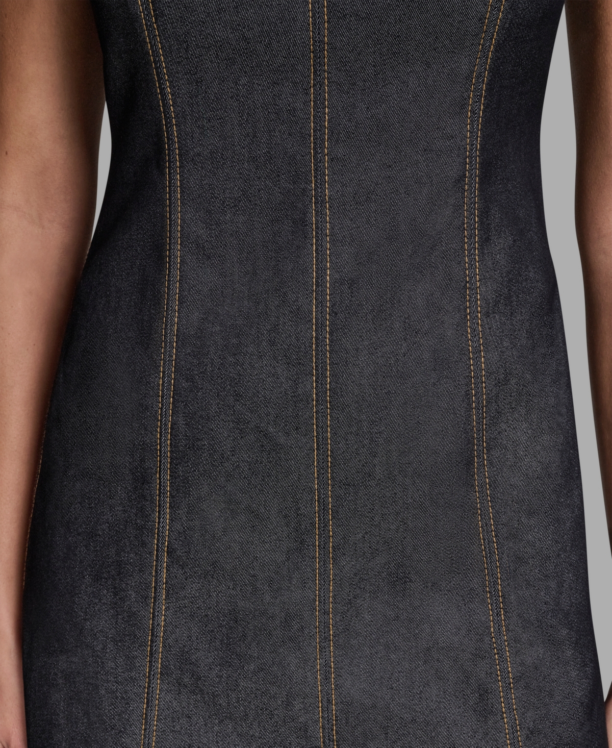 Bcbg Women's Denim Midi Shift Dress