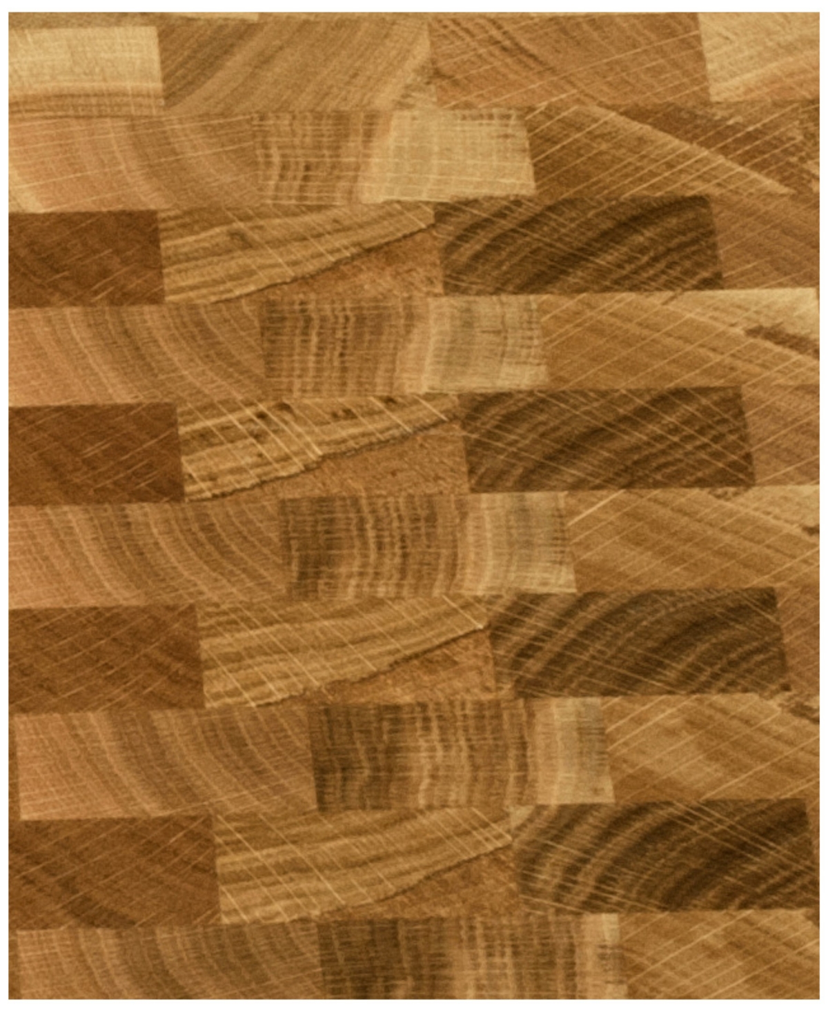 Legnoart Butcher Block Chopping Oak End Grain Board, 20" X 1.5" In Brown