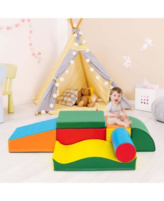 7 PCS Lightweight Foam Corner Climber Toddlers Colorful Climbing Toys with EPE Foam