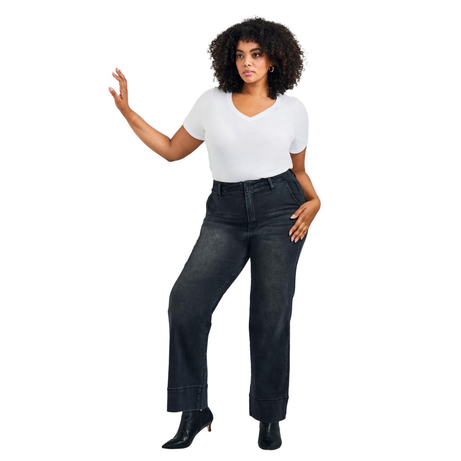 Women's Plus Size Kira Wide Leg Jeans