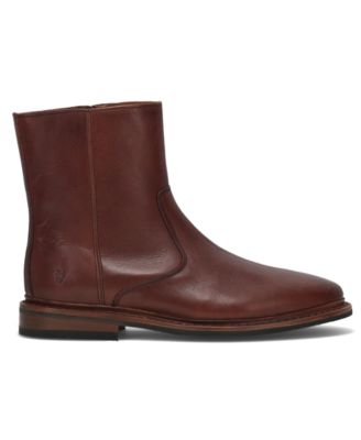 Men's Paul Inside Zipper Round-Toe Ankle Boots