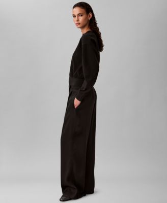 Women's Crewneck Zip Front Cardigan Jacket