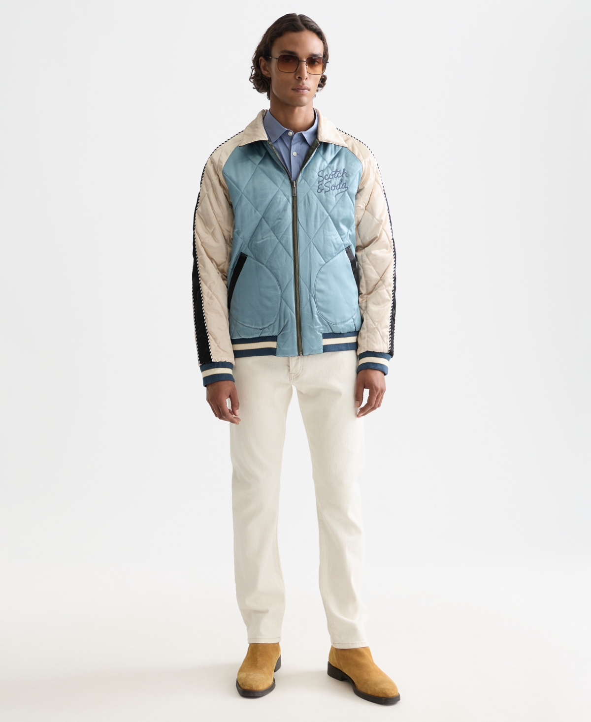 Scotch & Soda Men's Straight Leg Pants