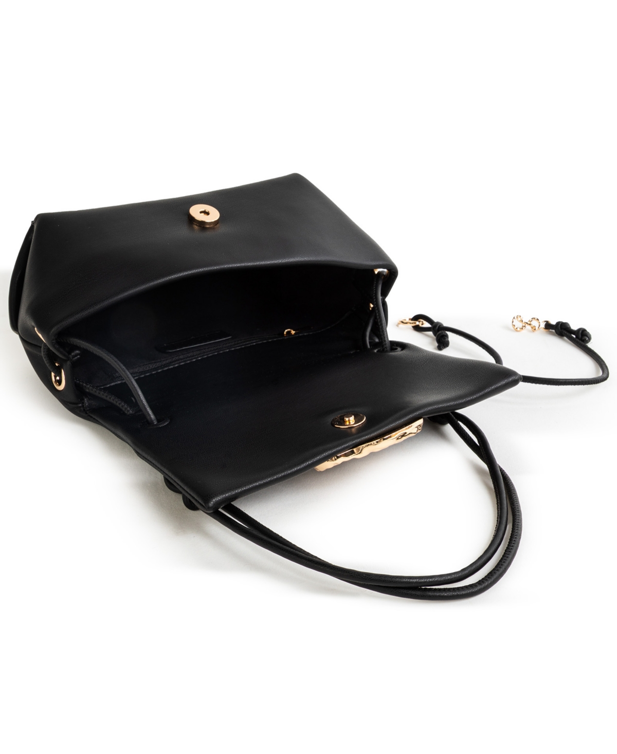 Sam & Libby Hannah Small Flap Shoulder Bag In Black