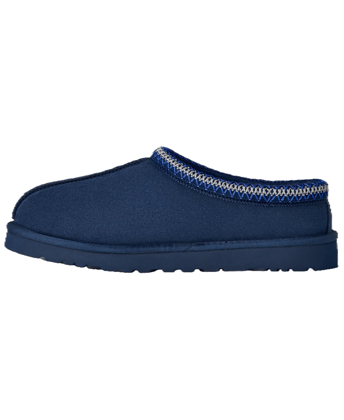 Ugg Mens Tasman Ii Suede Slippers Navy Eur 42 / 8 Uk In Blue