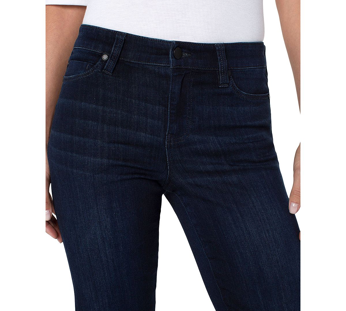 Liverpool Los Angeles Women's Petite Kennedy Straight Leg Jeans view 3 — MAYCSS fashion products