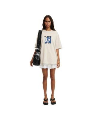 Women's The Lcn Music Premium Boxy Graphic Tee