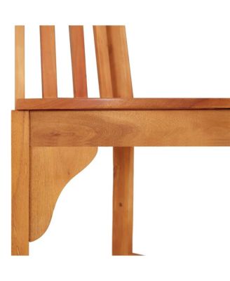 Tree Bench Reddish Brown Solid Eucalyptus Wood with an Oil Finish