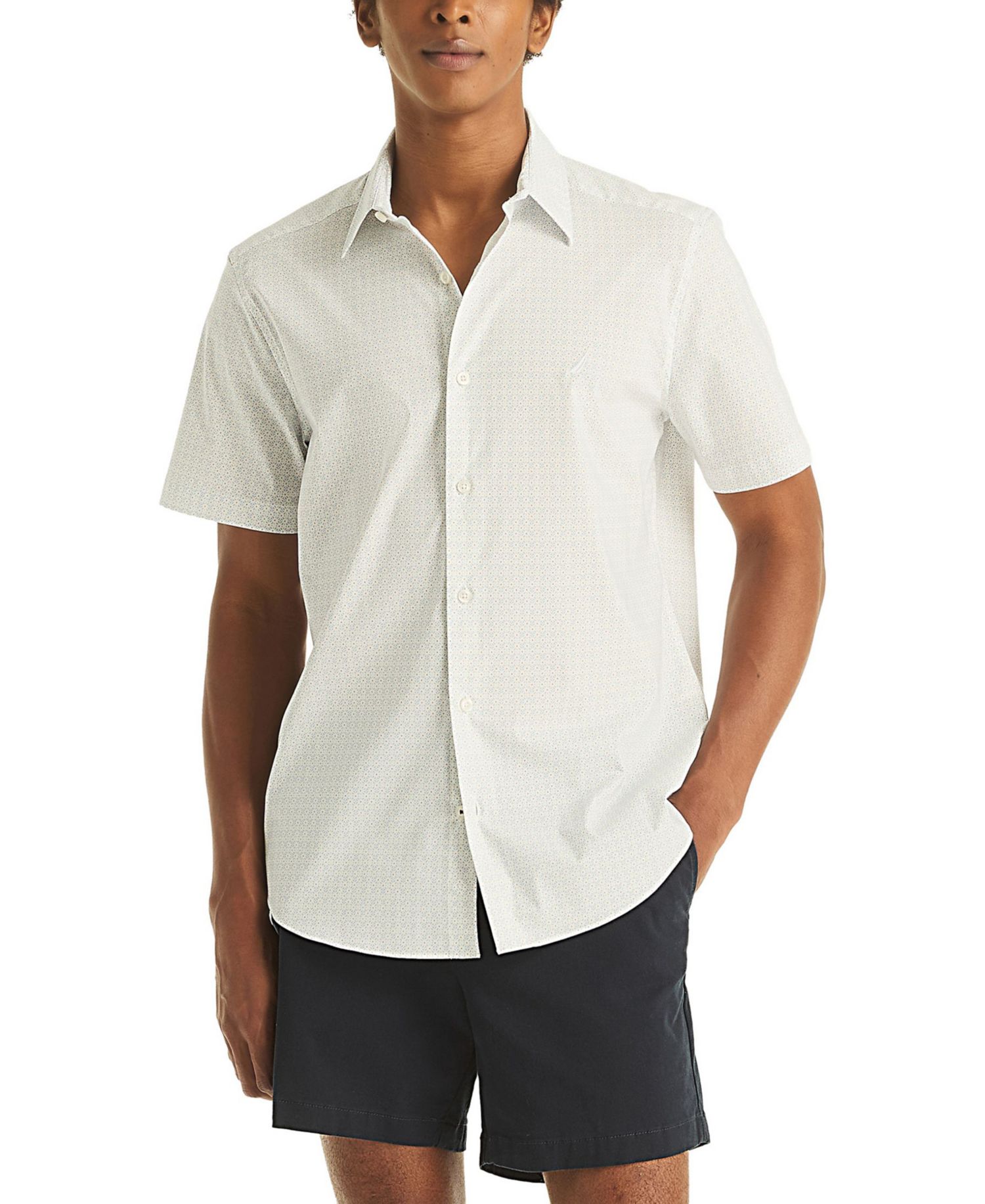 Men's Printed Short-Sleeve Shirt