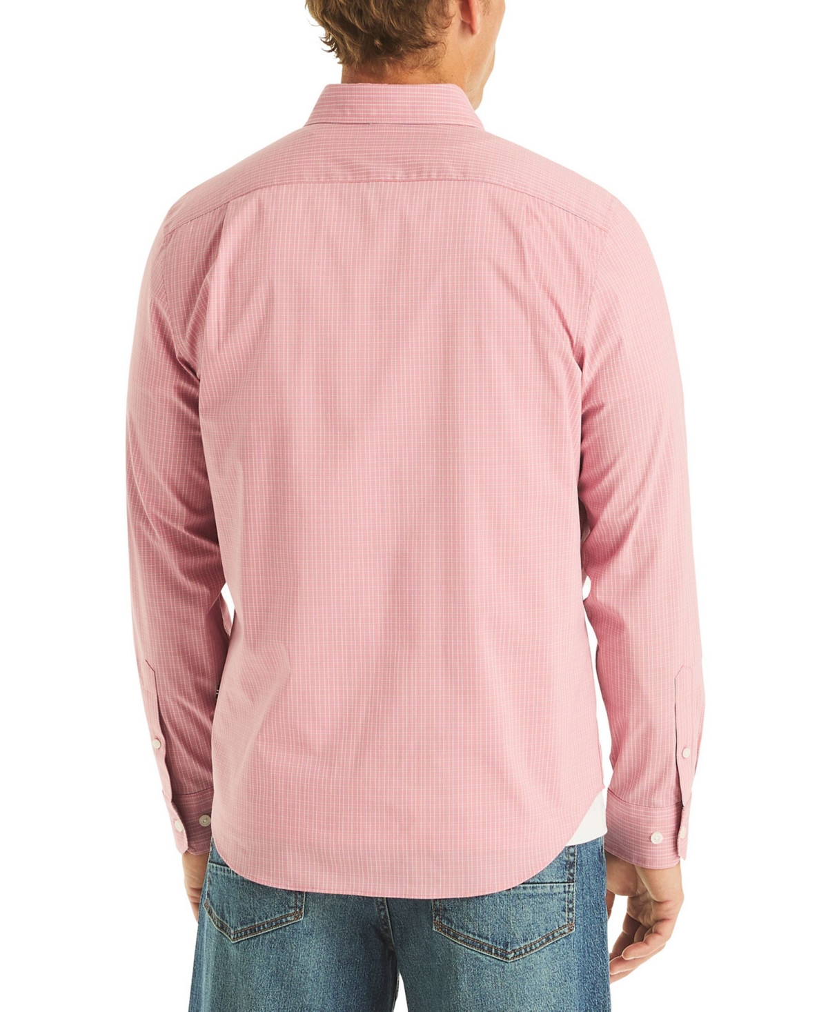 Nautica Men's Plaid Long-Sleeve Shirt