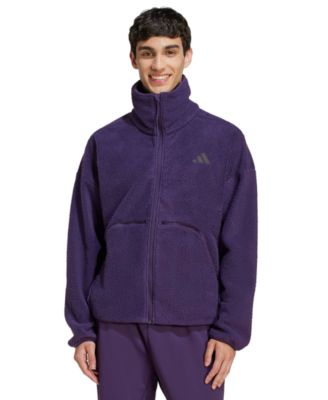 adidas - Men's City Tech High Pile Fleece Full-Zip Sportswear Track Jacket