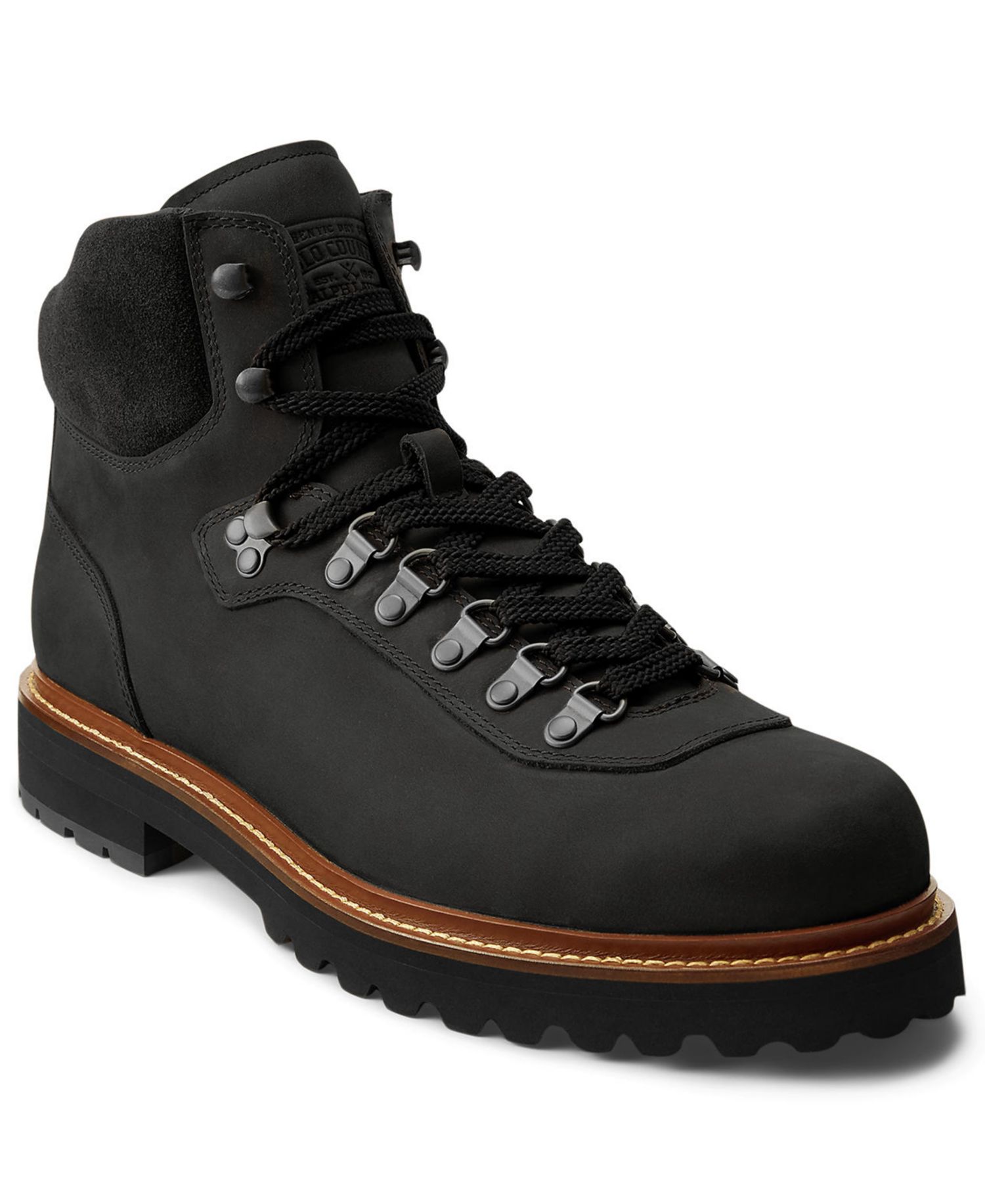Men's Round-Toe Mid-Cut Boots