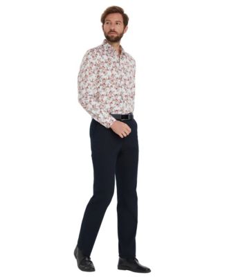Men's Jones Floral Printed Long-Sleeve Dress Shirt, Macy's Exclusive