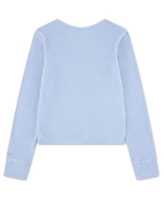 Girls' Cozy Twist Front Knit Top