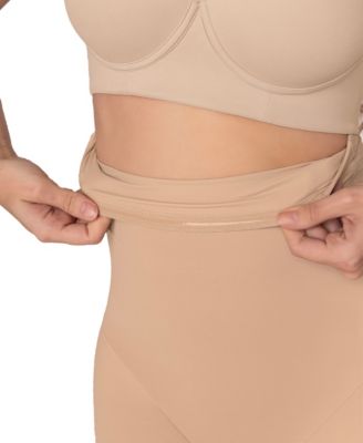 Women's Strapless Sculpting Step-in Body Shaper with Short Bottom