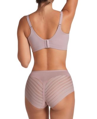 Women's Lace Stripe Undetectable Classic Shaper Panty 012903