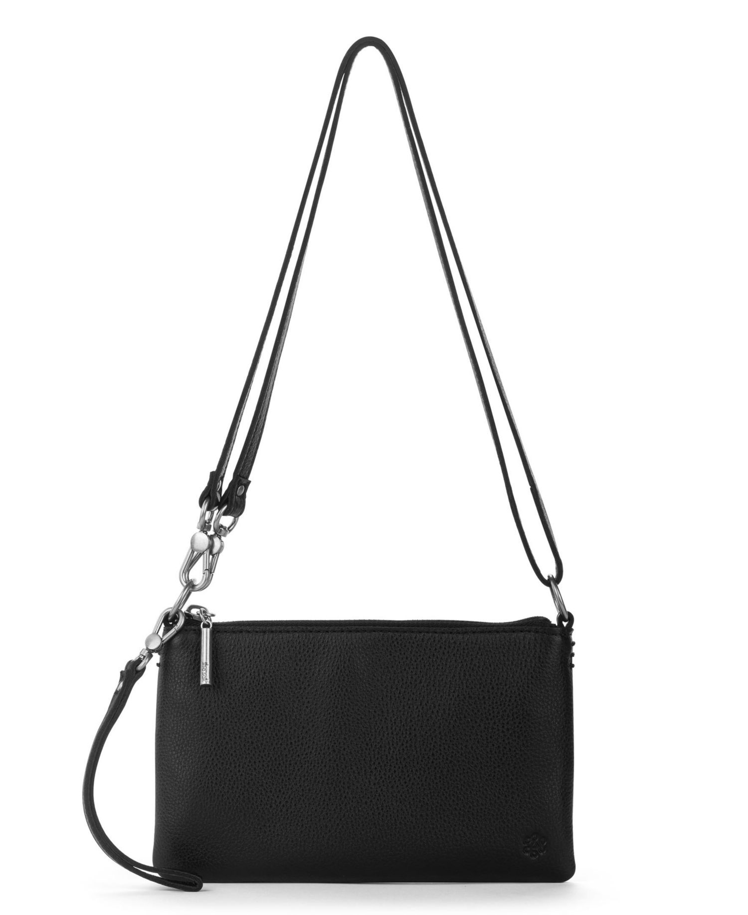 Vita Leather Zip Top Wristlet