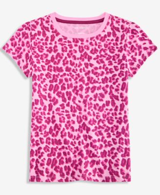 Epic Threads - Girls 5-20 Short-Sleeve Leopard-Print T-Shirt