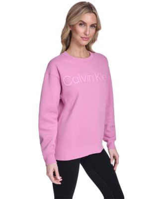 Women's Puff Print Logo Crewneck Sweatshirt
