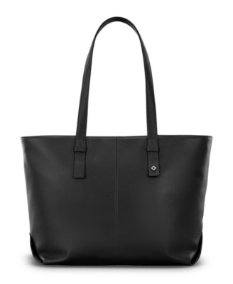 19" Mobile Solution 2 Leather Tote Bag