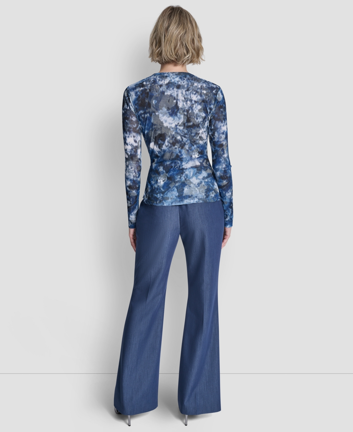 Dkny Women's Crewneck Long-Sleeve Top