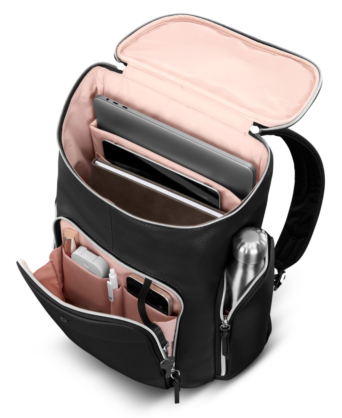 Рюкзак Samsonite Mobile Solution 2 Leather Deluxe, цвет: Чёрный — фото 4