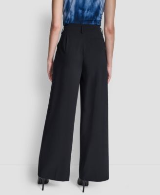 Women's Pintuck Wide Leg Pants