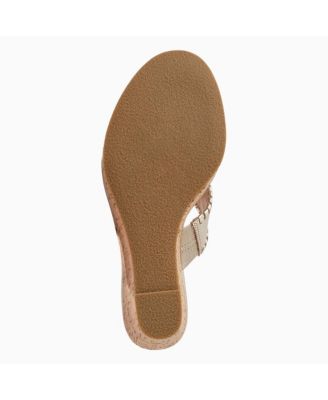 Jacks Rogers High Wedge Women's Sandal with Open Toe and Ankle Strap