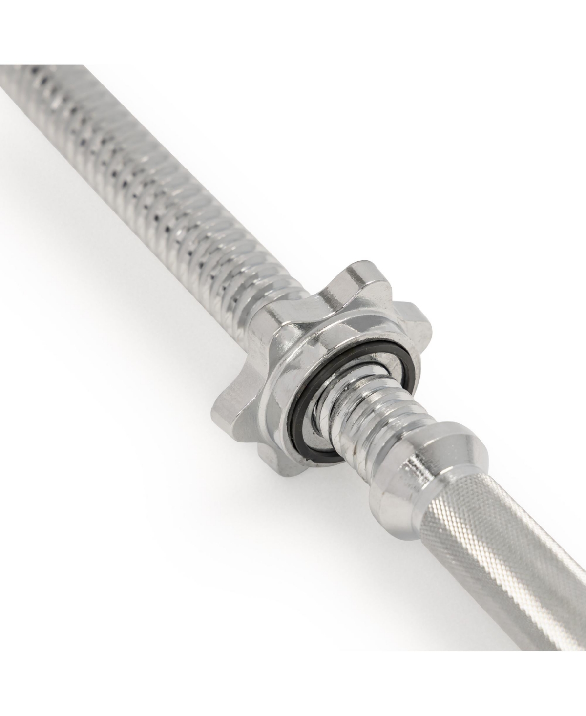 Sunny Health & Fitness 24" Standard Threaded Dumbbell Handle with Star-Lock Collars