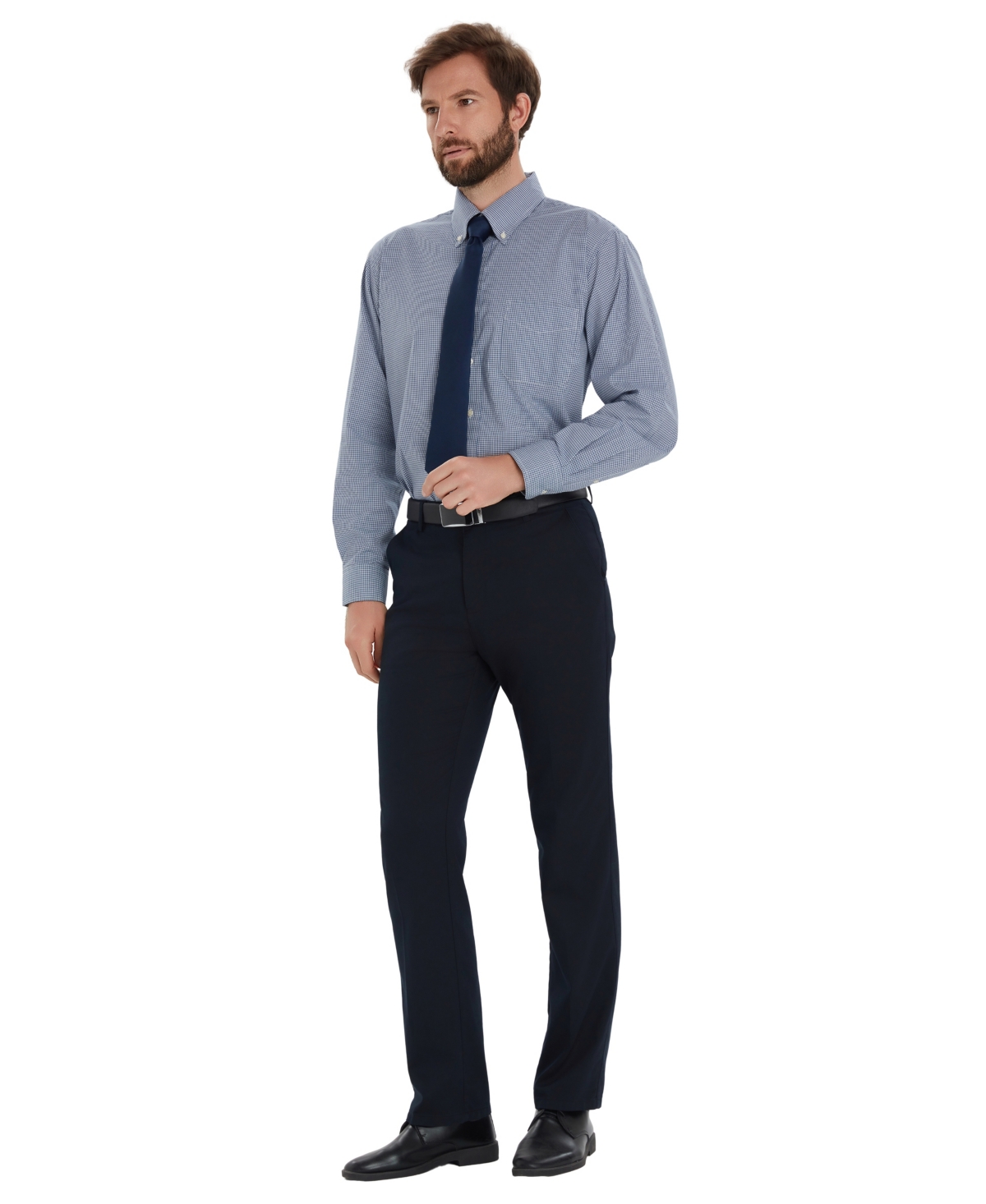 Club Room Men's Mini Gingham Dress Shirt, Macy's Exclusive