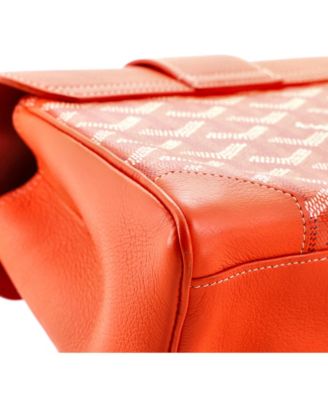 Mini Saigon Top Handle Bag Coated Canvas with Leather