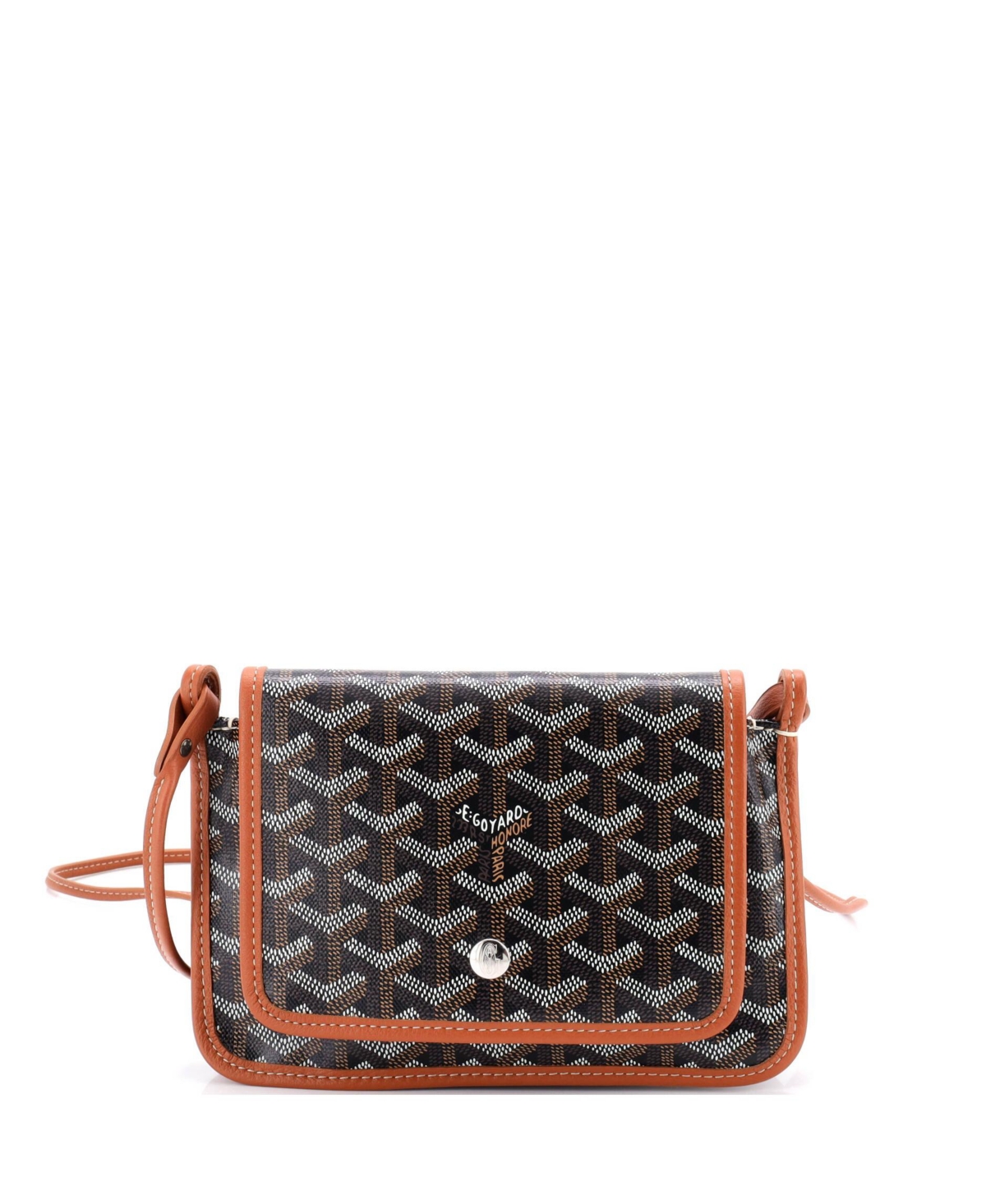 Pre-Owned Goyard Plumet Clutch Wallet Coated Canvas