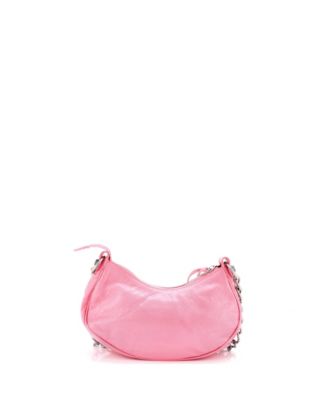 XS Le Cagole Giant Studs Chain Shoulder Bag Leather