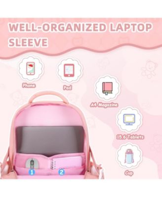 Pink Girls Backpack Kids Backpack for Girls