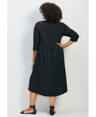 Women's Valery V-Neckline Ity Jersey Dress.